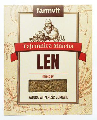 Farmvit Len mielony, 200 g zdjęcie