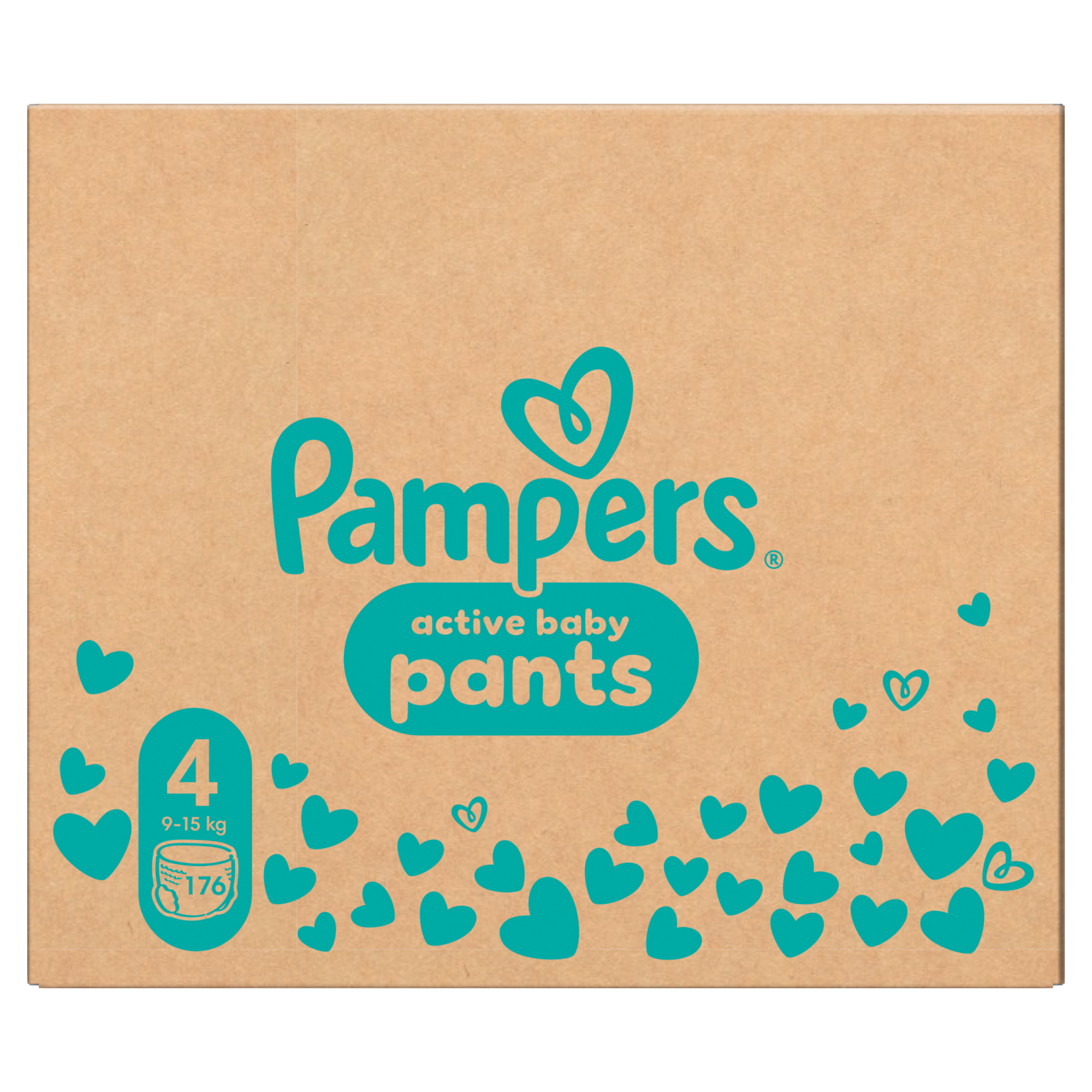 Pampers Pants, pieluchomajtki rozmiar 4, 9-15 kg, 176 sztuk zdjęcie