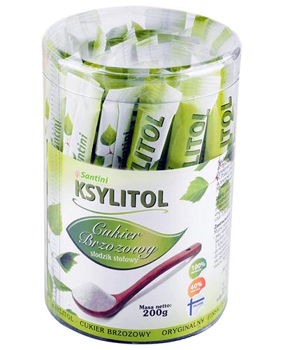 Santini Ksylitol Cukier brzozowy - 200 g (40 x 5 g saszetka)  zdjęcie