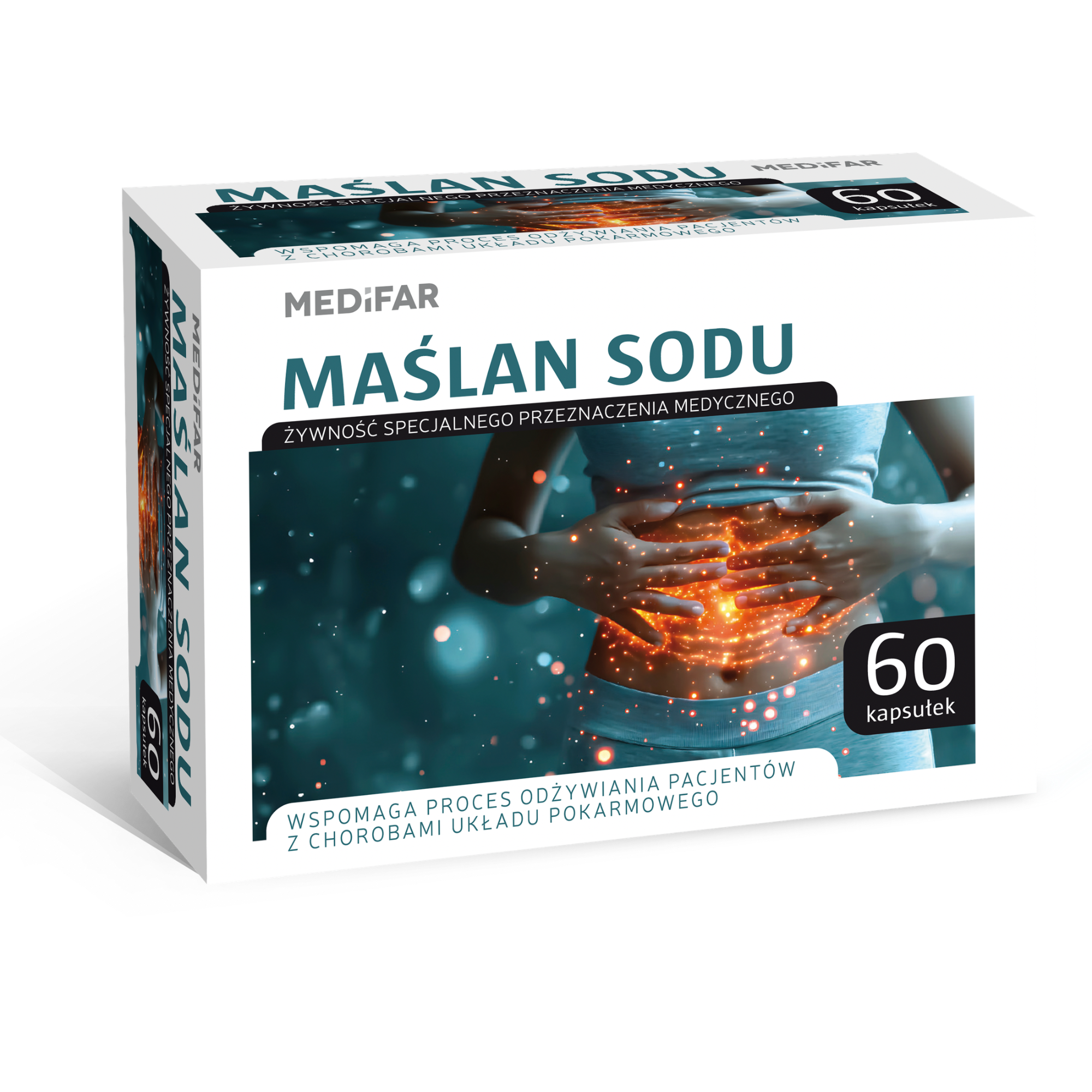 MediFar, Maślan Sodu, kapsułki, 60 sztuk zdjęcie