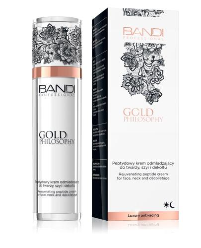 Bandi Gold Philosophy Peptydowy krem odmładzający do twarzy, szyi i dekoltu - 50 ml - cena, opinie, właściwości  zdjęcie