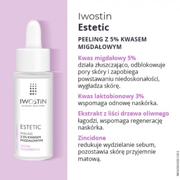 Iwostin Serum peelingujące z 5% kwasem migdałowym, 30 ml