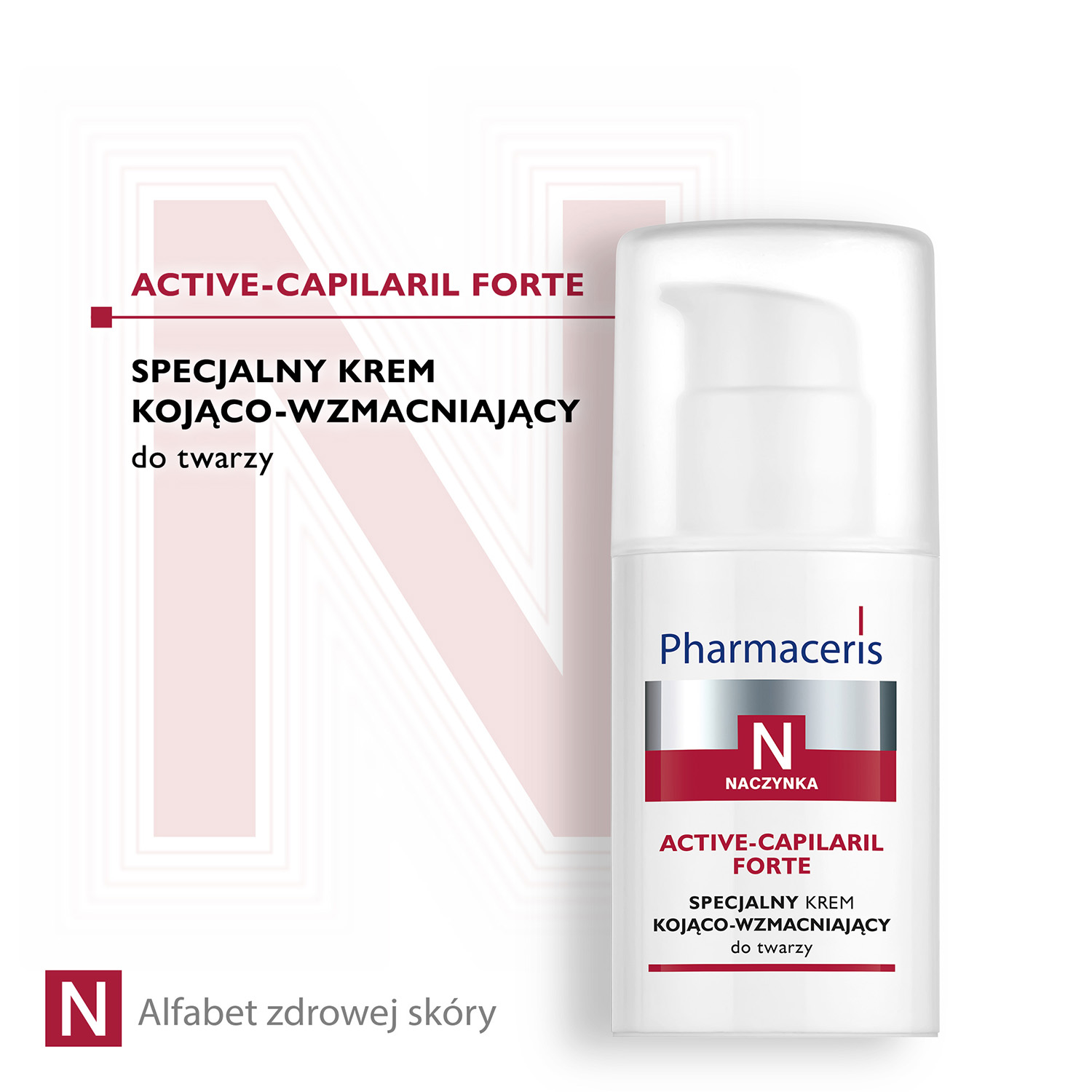 PHARMACERIS N ACTIV CAPILARIL Krem do twarzy kojąco-wzmacniajacy do twarzy, 30 ml 
