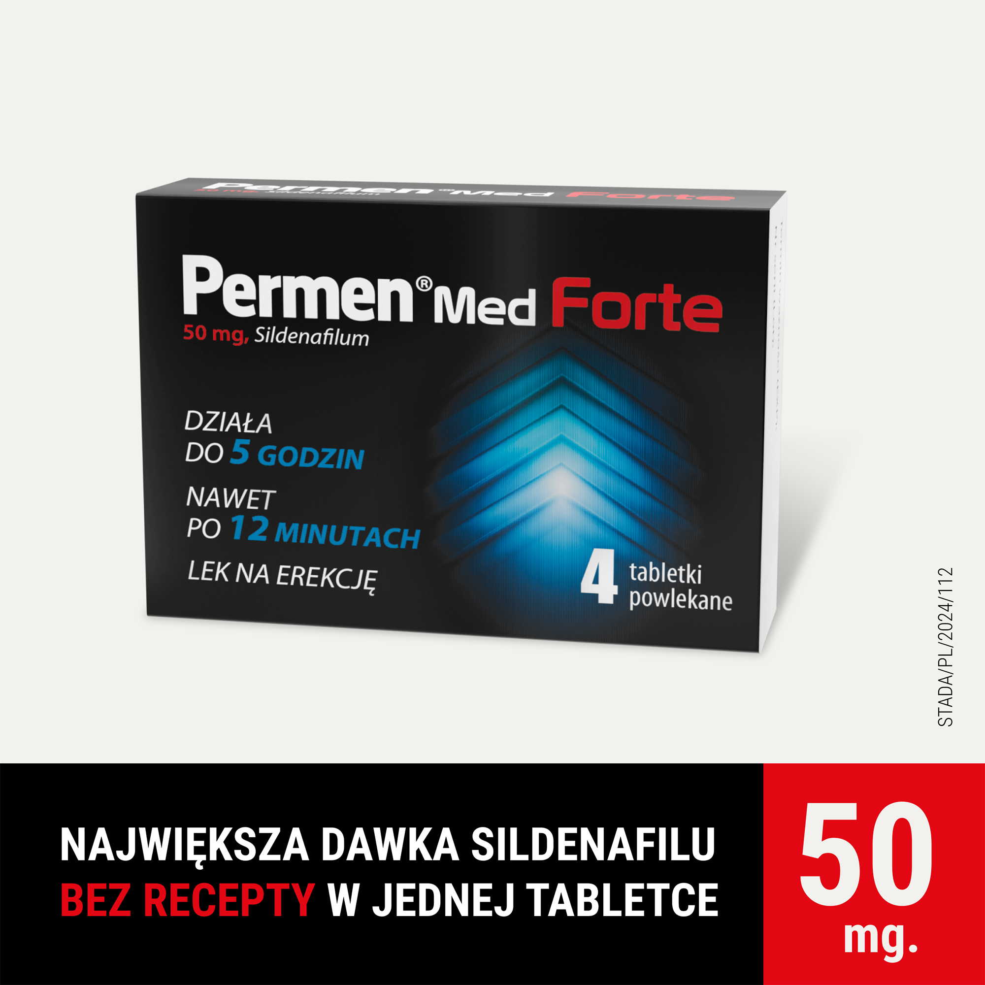 Permen Med Forte 50 mg 4 tabletki powlekane
