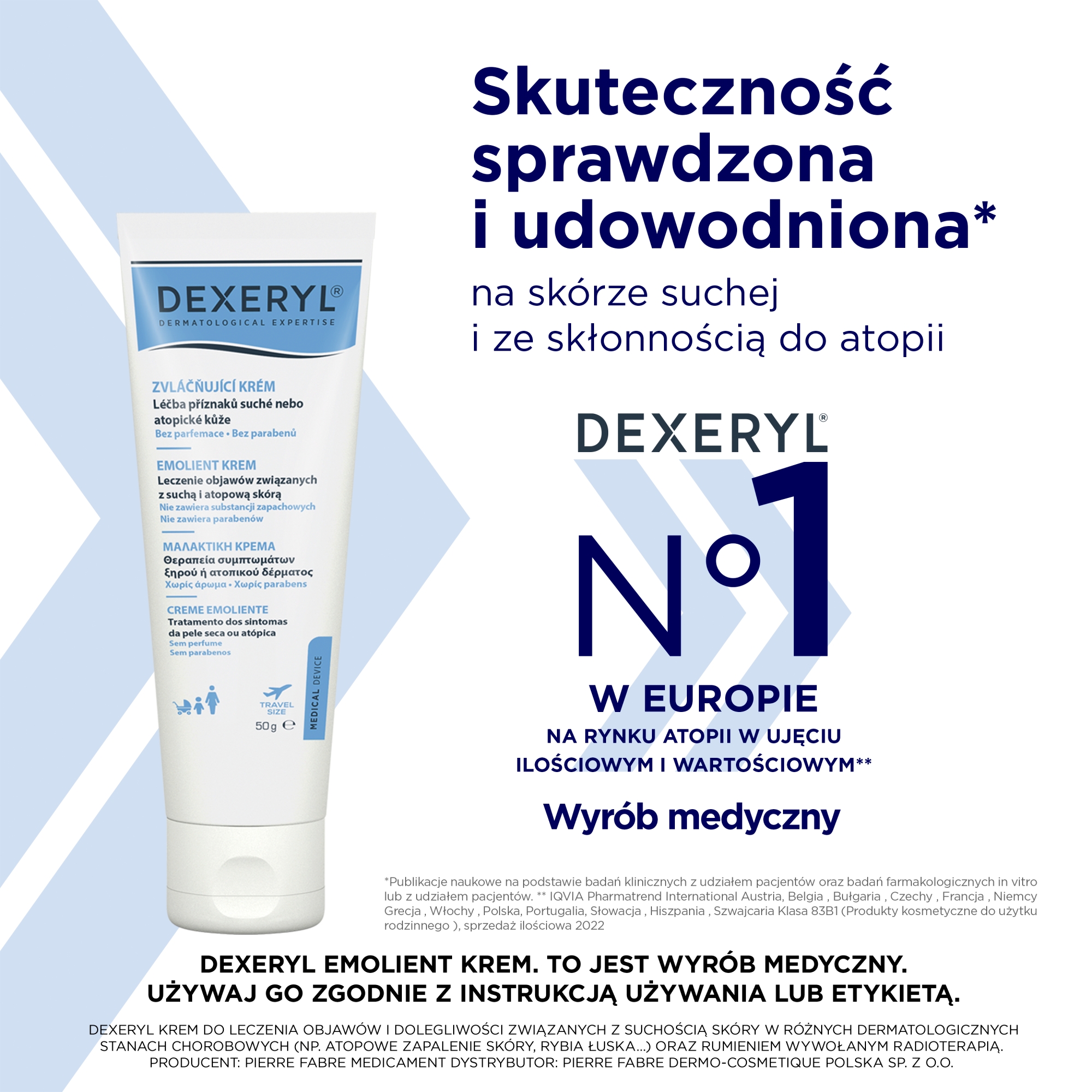 Dexeryl emolient krem do skóry suchej skłonnej do atopii 50 g