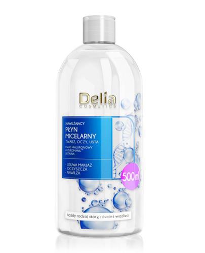 Delia Płyn micelarny nawilżający - 500 ml Do demakijażu - cena, opinie, stosowanie  zdjęcie