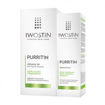 Iwostin Purritin Aktywny żel, 150 ml  
Iwostin Purritin Aktywny krem, 40 ml