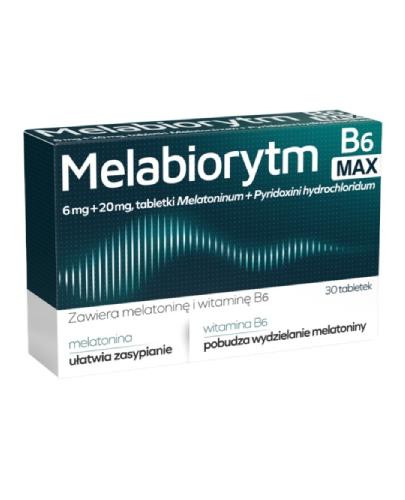 Melabiorytm B6 Max 6 mg + 20 mg, tabletki,  30 sztuk zdjęcie