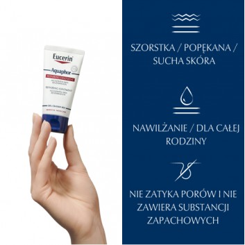 Eucerin Aquaphor Maść regenerująca do skóry suchej popękanej i podrażnionej dla dorosłych i niemowląt, 45 ml, cena, opinie, wskazania