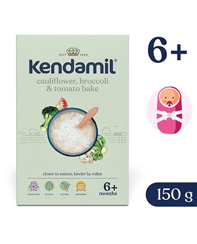 Kendamil Mleczna Kaszka z brokułami, kalafiorem i pomidorami, 150 g, cena, opinie, przygotowanie zdjęcie