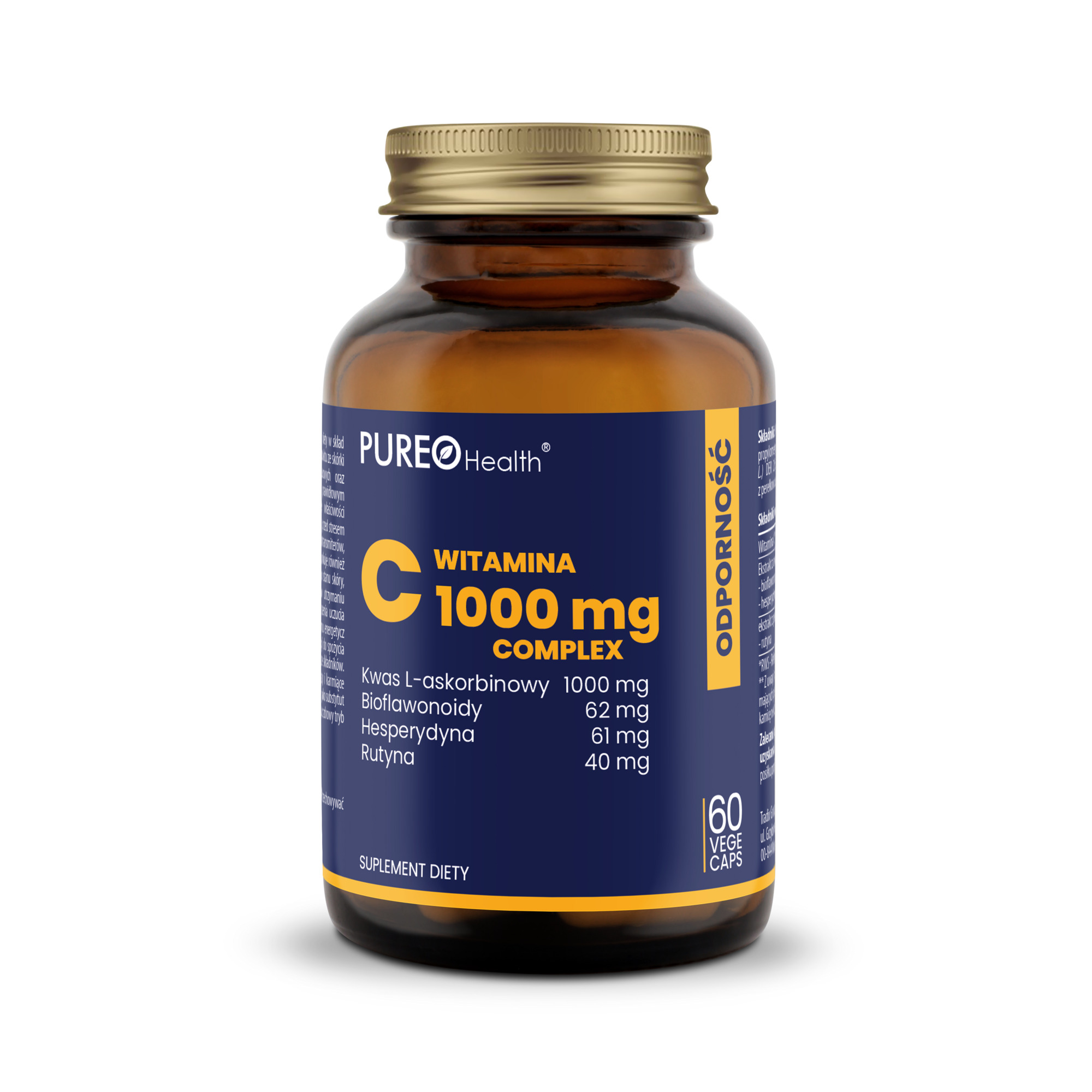 Pureo Health Witamina C 1000 mg Complex, kapsułki, 60 sztuk zdjęcie