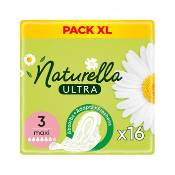 Naturella Ultra Maxi Podpaski ze skrzydełkami, 16 sztuk