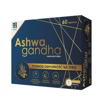 Ashwagandha, 60 tabletek