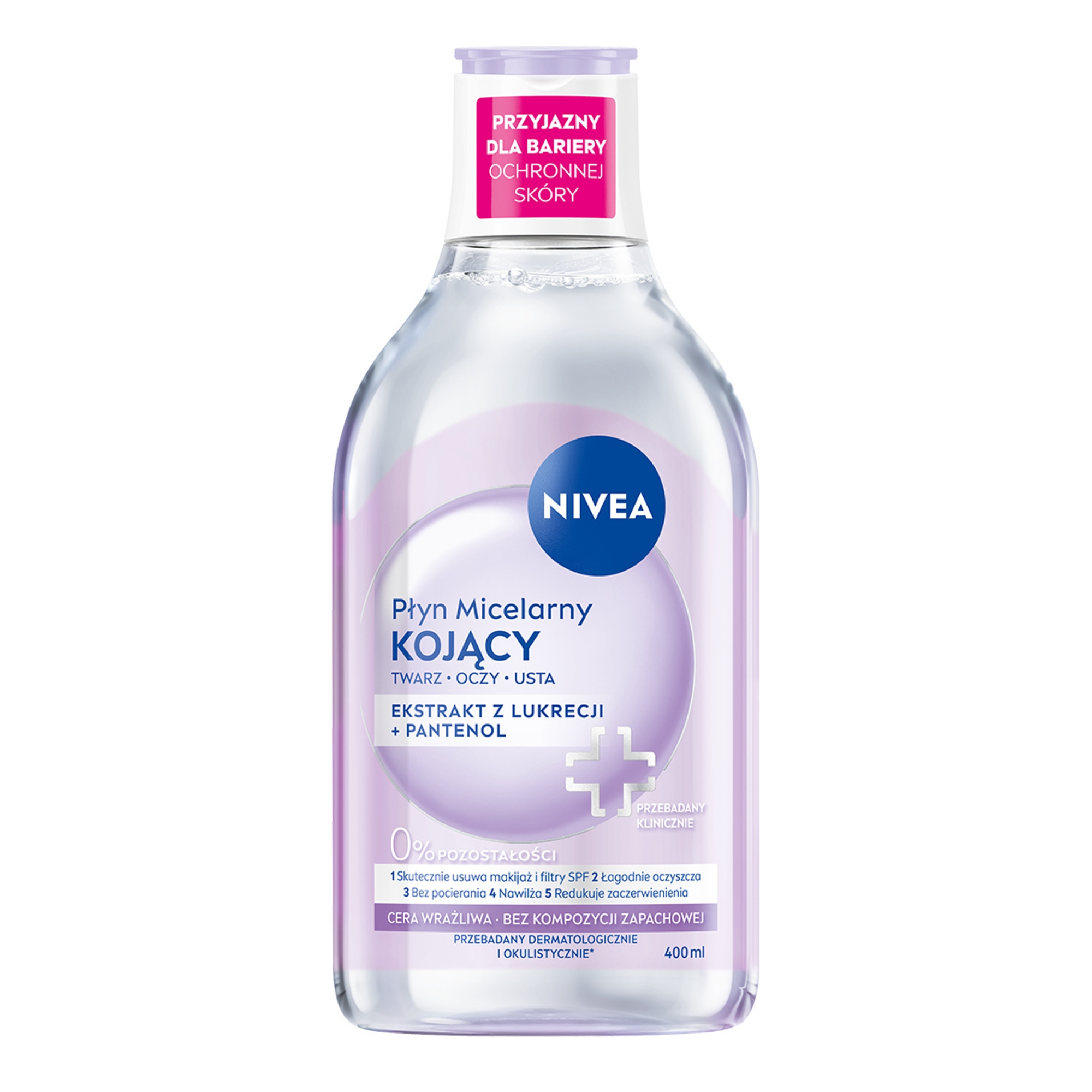 NIVEA MICELLAIR SKIN BREATHE Płyn micelarny 3w1 cera wrażliwa i nadwrażliwa, 400 ml zdjęcie