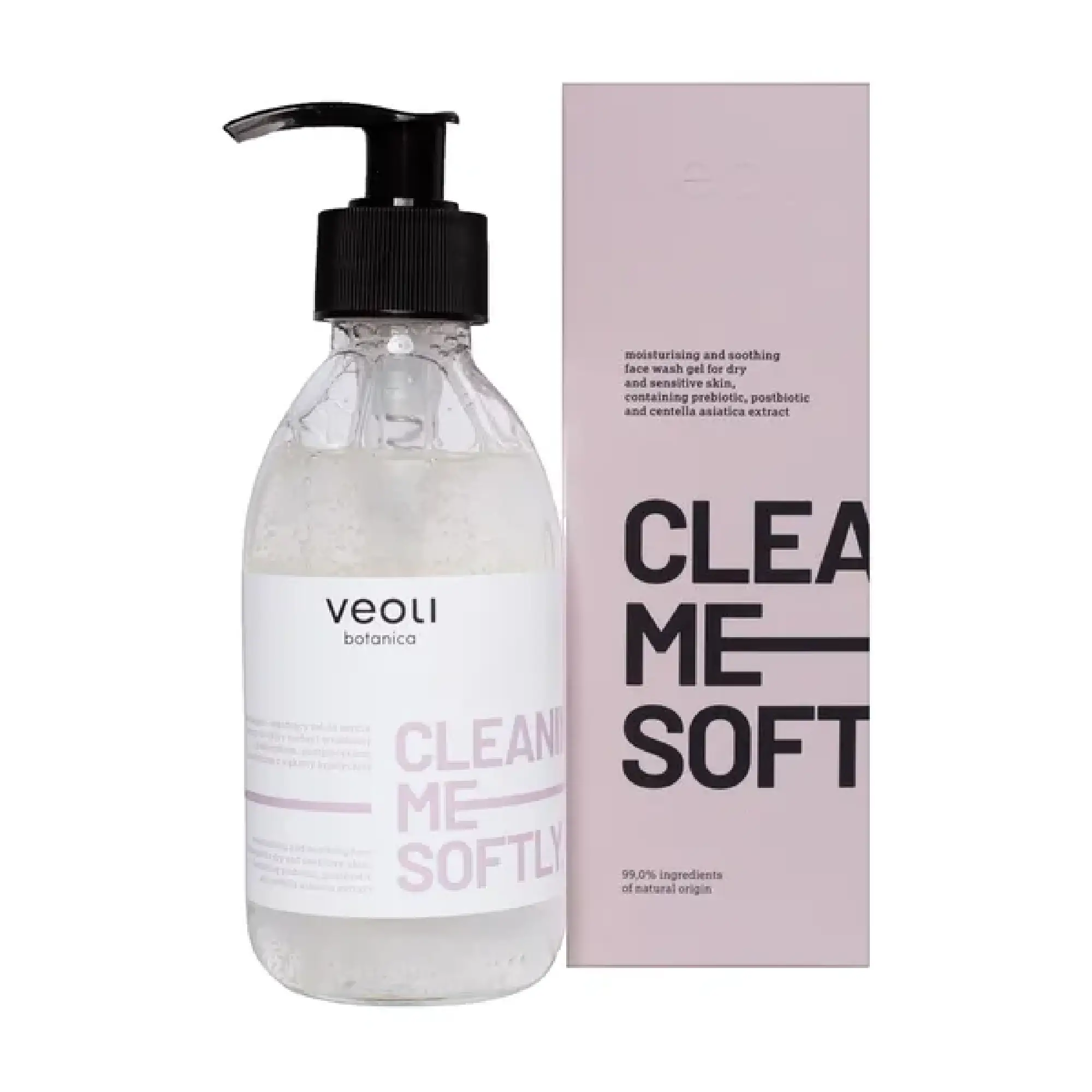 Veoli Botanica, nawilżająco - łagodzący żel do mycia twarzy do skóry suchej i wrażliwej, 190 ml zdjęcie