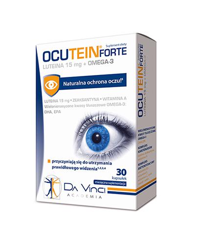 Ocutein Forte Luteina 15mg + Omega-3, 30 kapsułek zdjęcie