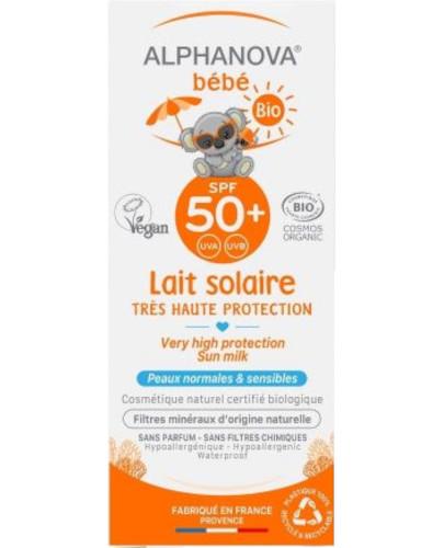 Alphanova Bebe SUN Przeciwsłoneczny krem na słońce SPF 50+ 50 g zdjęcie