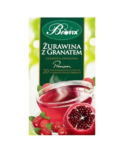 Bi Fix Premium żurawina z granatem herbatka owocowa, 20 saszetek zdjęcie