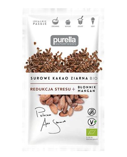 PURELLA Superfoods Surowe Kruszone Ziarna Kakao Bio, 21 g zdjęcie