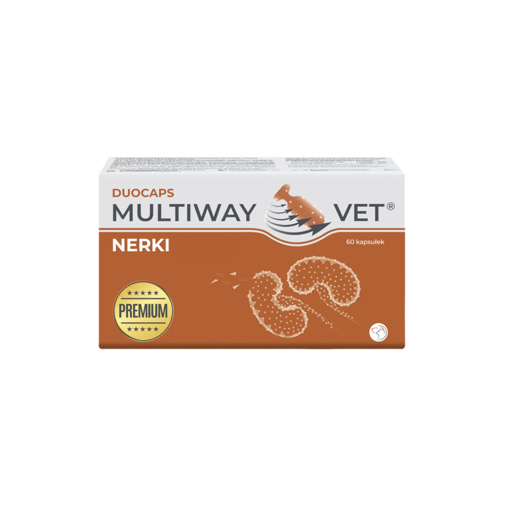 Multiway Vet Duocaps Nerki dla psów i kotów, 60 kapsułek twist-off zdjęcie