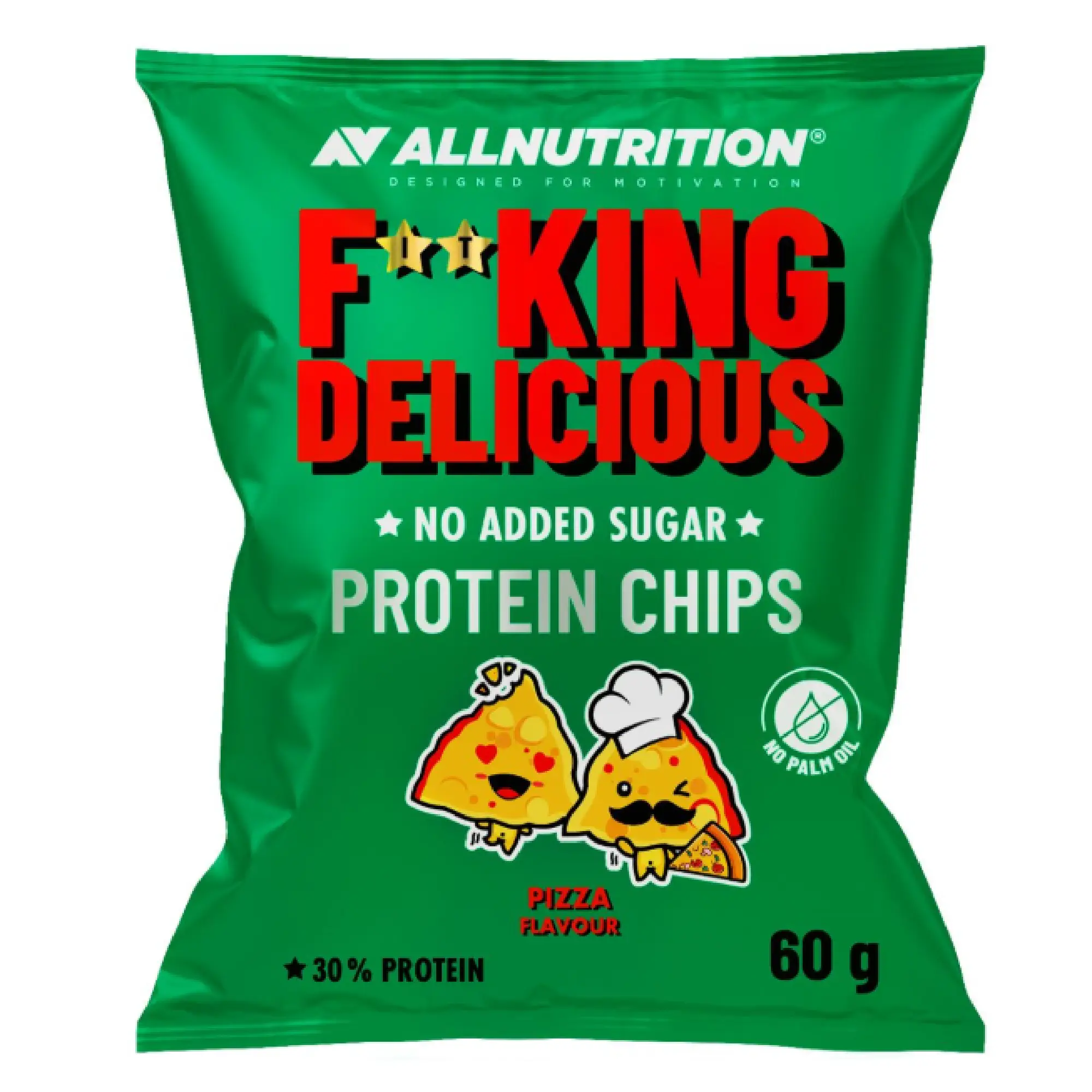 Allnutrition Fitking Delicious Protein Chips Pizza, 60 g