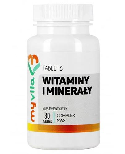 MyVita Witaminy i Minerały, 30 tabl., cena, opinie, właściwości zdjęcie