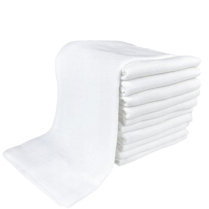 Bocioland, pieluszki tetrowe białe, rozmiar 60 x 80 cm, 10 sztuk zdjęcie