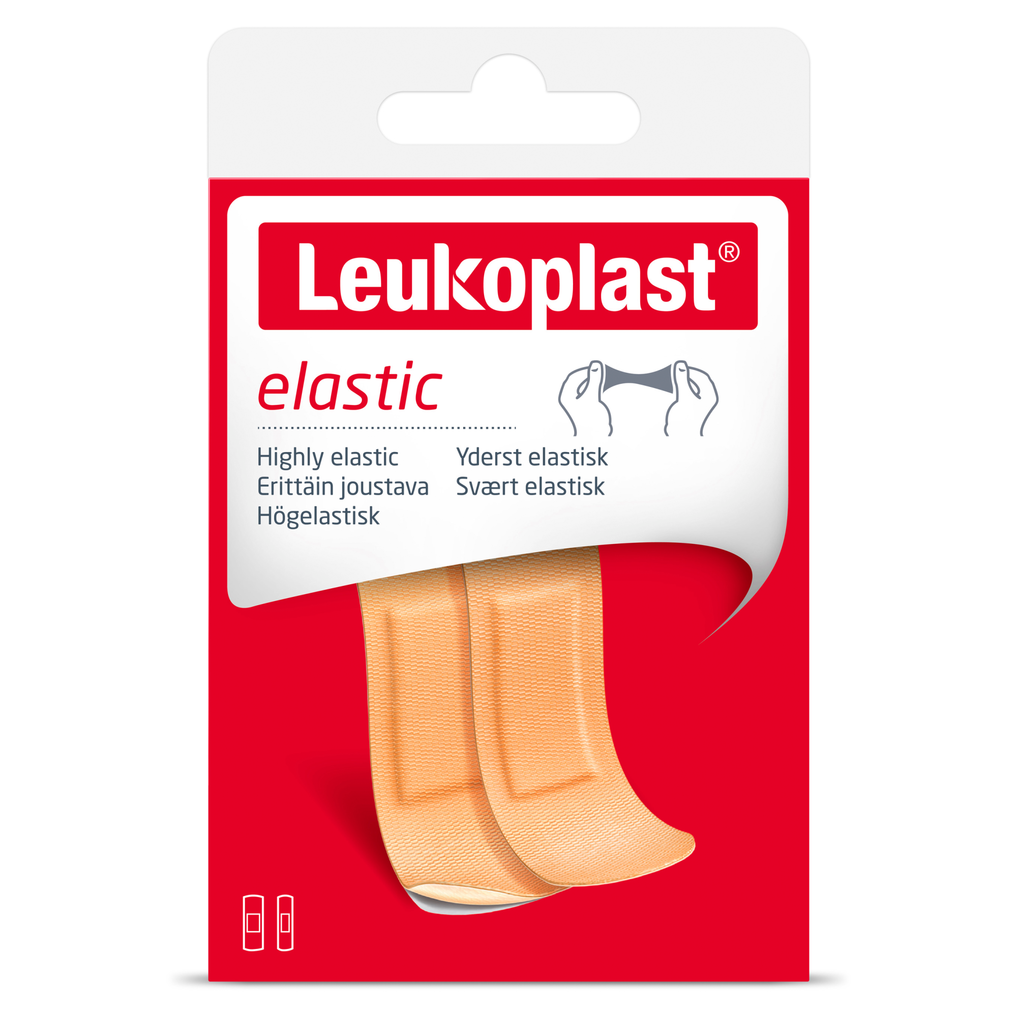 Leukoplast elastic plastry 20 sztuk zdjęcie