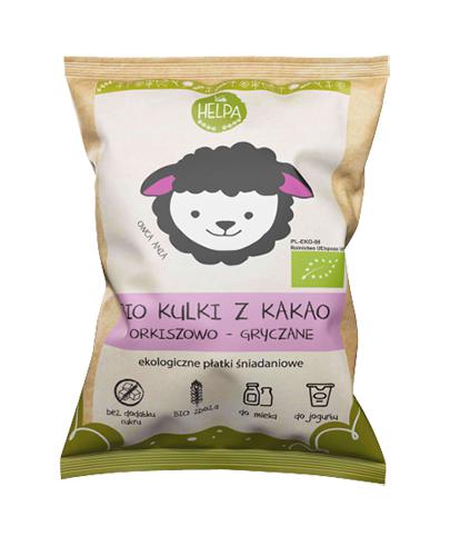 Helpa Bio Kulki z kakao orkiszowo-gryczane, 160 g, cena, opinie, wskazania zdjęcie