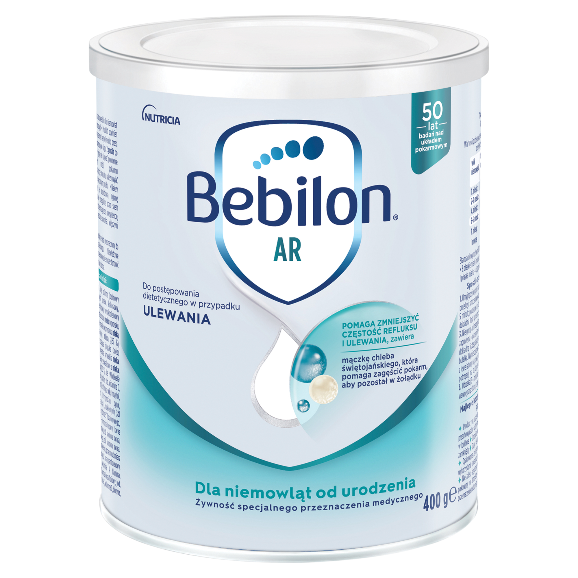 Bebilon AR mleko początkowe przeciw ulewaniom od urodzenia 400 g zdjęcie
