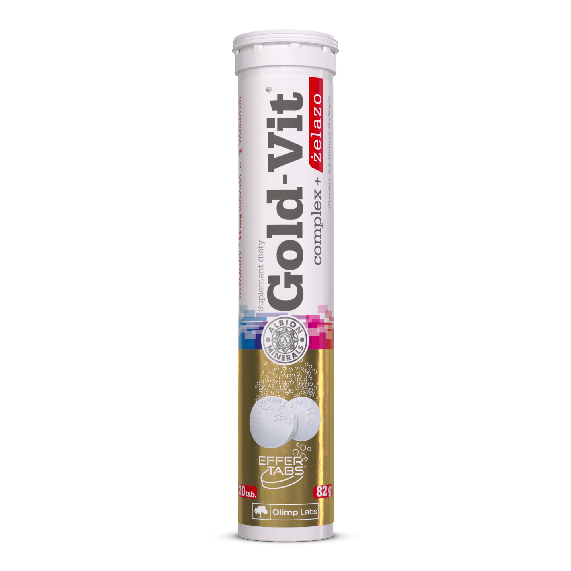 OLIMP, GOLD-VIT COMPLEX + ŻELAZO - 20 tabl. mus. zdjęcie
