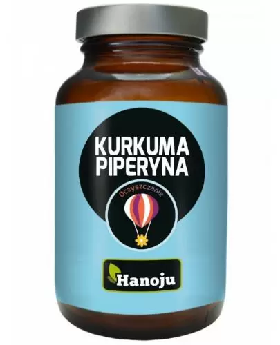 Hanoju Kurkuma + Piperyna 90 kapsułek zdjęcie