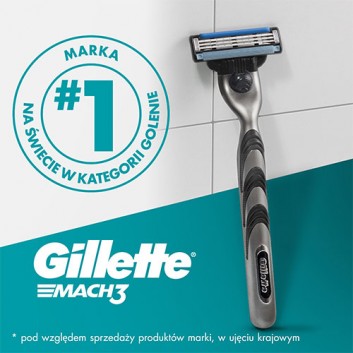 Gillette Mach3 Maszynka do golenia + Wkład do maszynki, 12 szt., cena, opinie, stosowanie