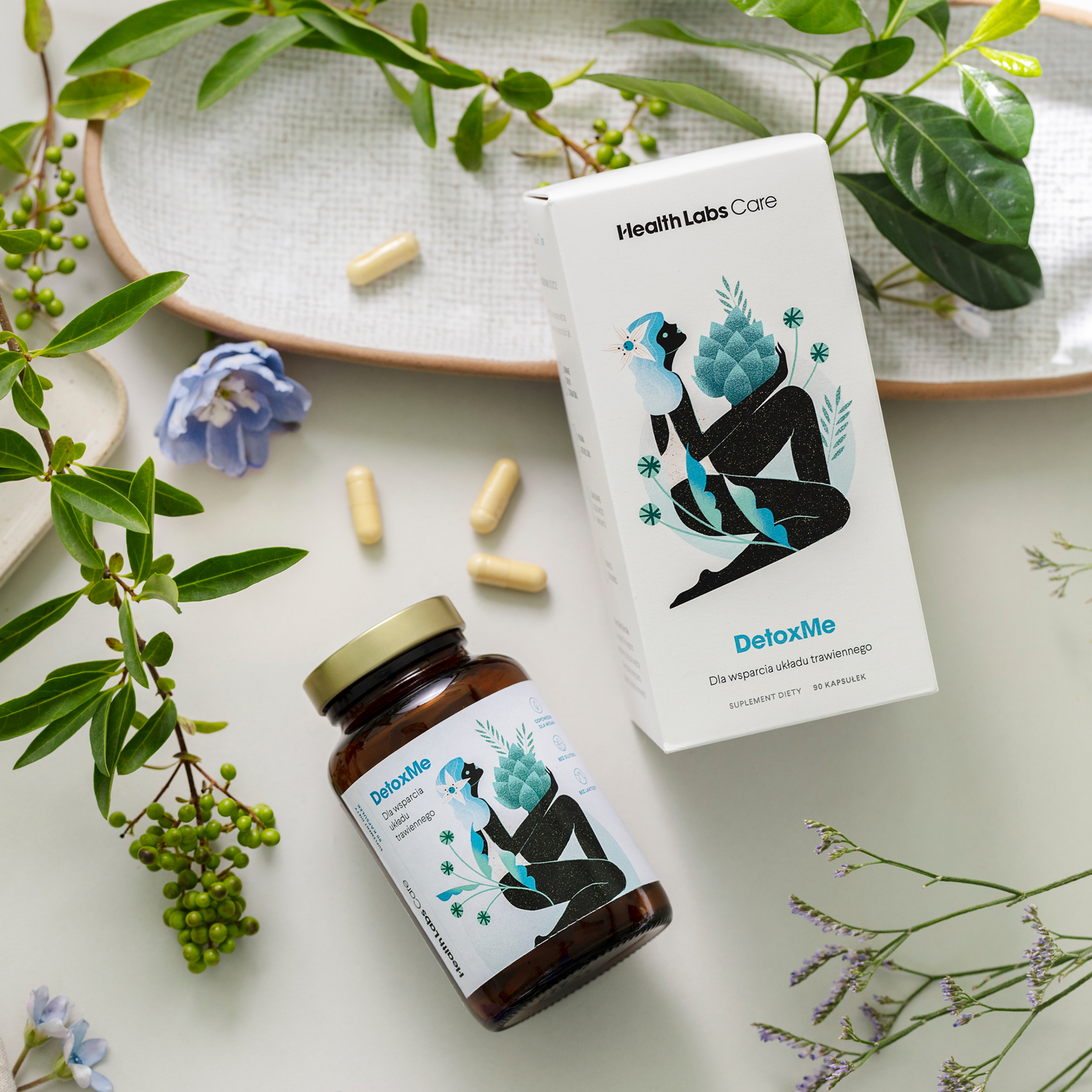 Health Labs Care, DetoxMe, kapsułki, 90 sztuk