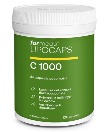 LIPO CAPS C 1000 - 120 kaps. Wsparcie dla odporności. zdjęcie