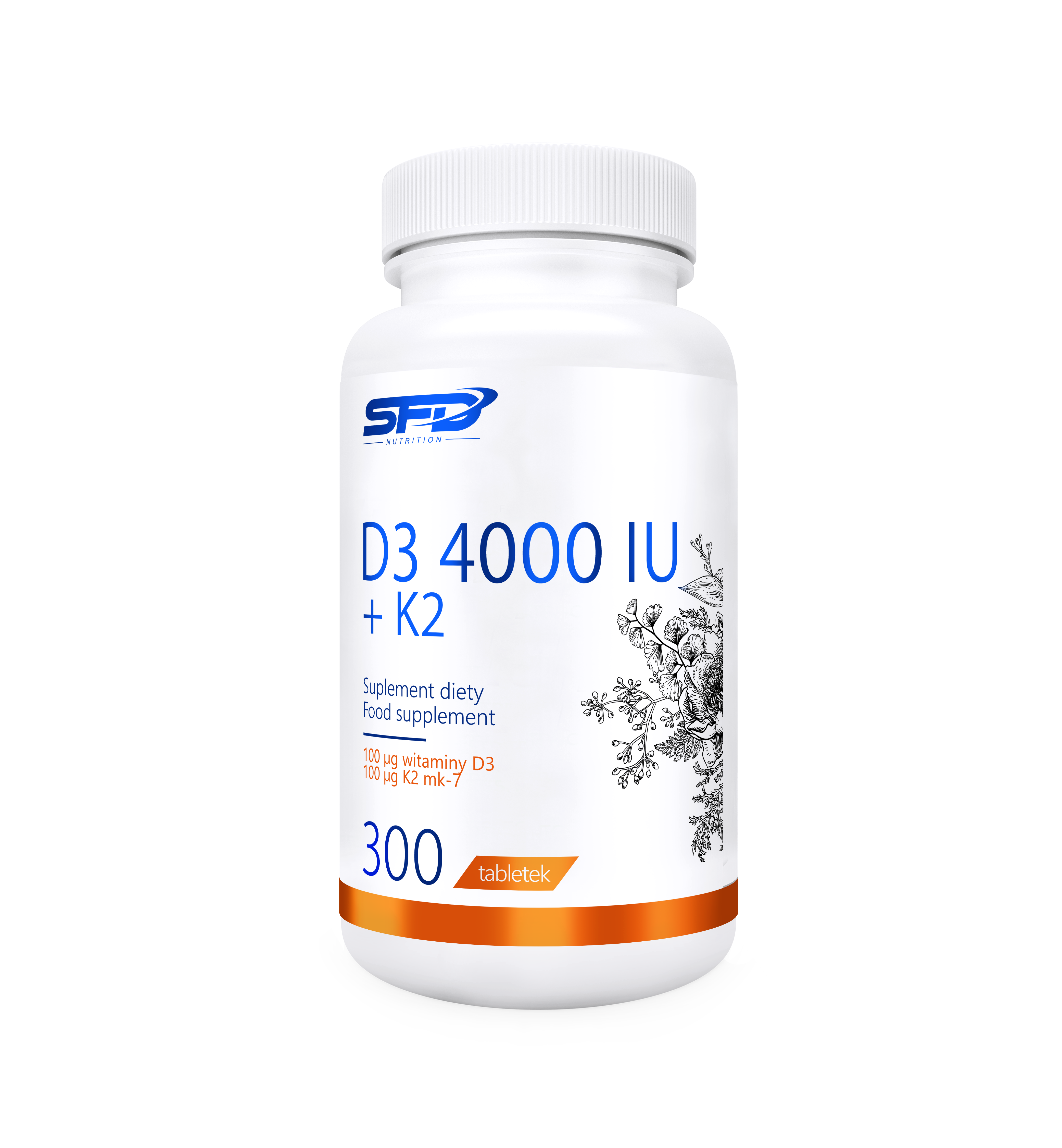 SFD D3 4000+K2, 300 tabletek zdjęcie