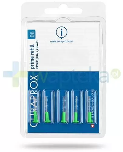 Curaprox Prime Refil CPS 06 szczoteczki międzyzębowe 5 sztuk zdjęcie
