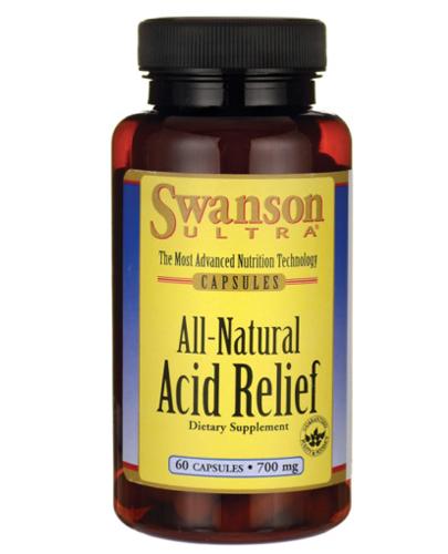 SWANSON All-Natural Acid Relief 700 mg - 60 kaps. zdjęcie