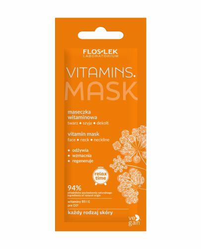 FLOSLEK VITAMINS Maseczka witaminowa twarz, szyja, dekolt, 6 ml zdjęcie