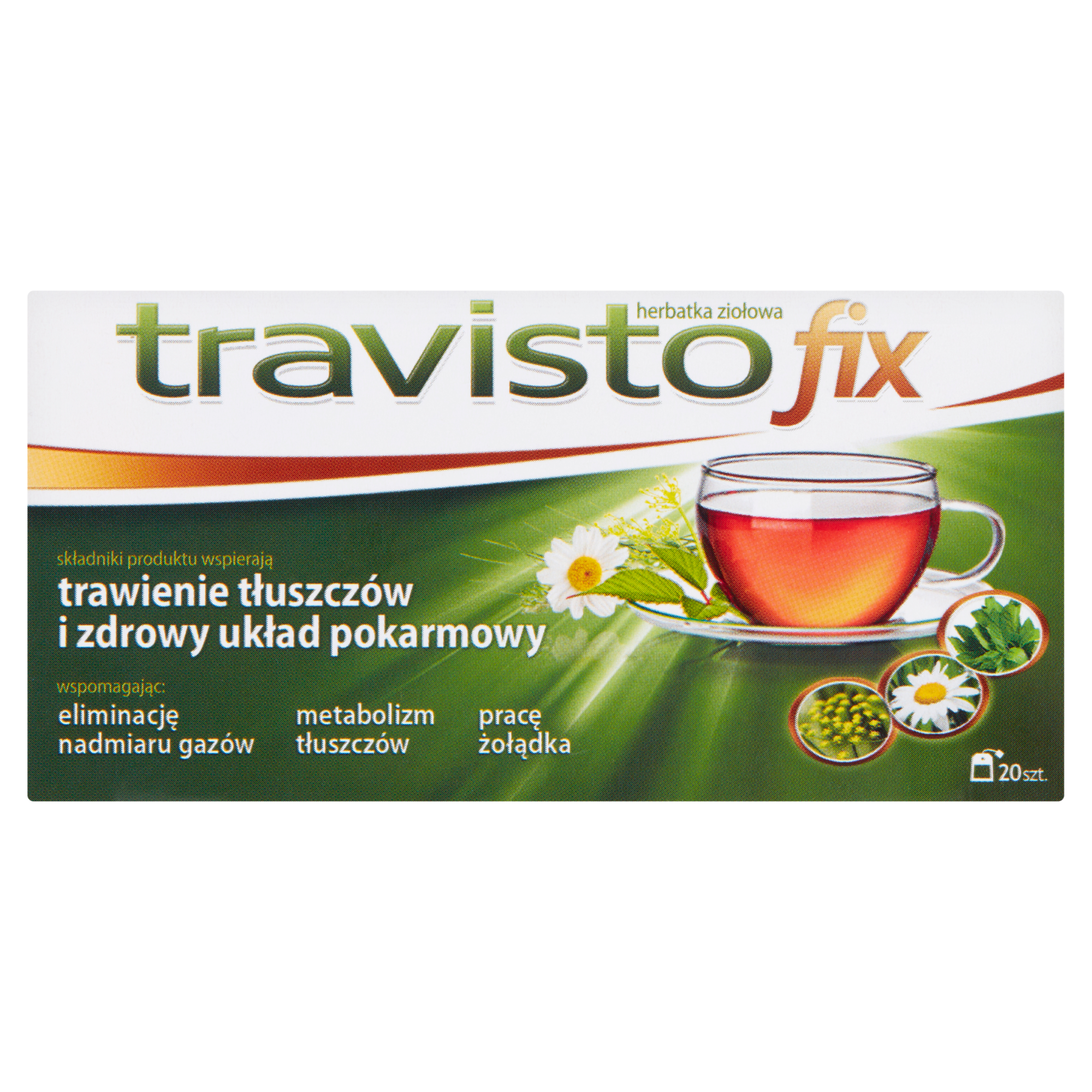 Travisto Fix herbatka ziołowa 20 saszetek zdjęcie