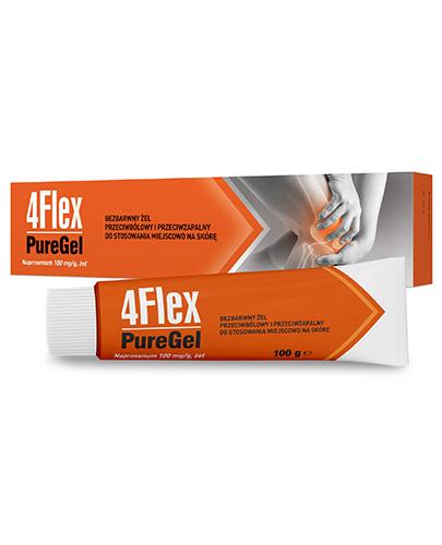 4 Flex Pure Gel 100mg/g na ból i stan zapalny mięśni i stawów żel 100 g zdjęcie