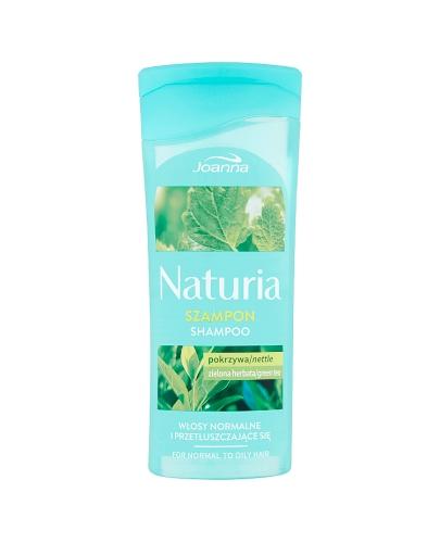 Joanna Naturia Szampon Pokrzywa i zielona herbata - 200 ml Do włosów normalnych i przetłuszczajacych się - cena, opinie, stosowanie zdjęcie