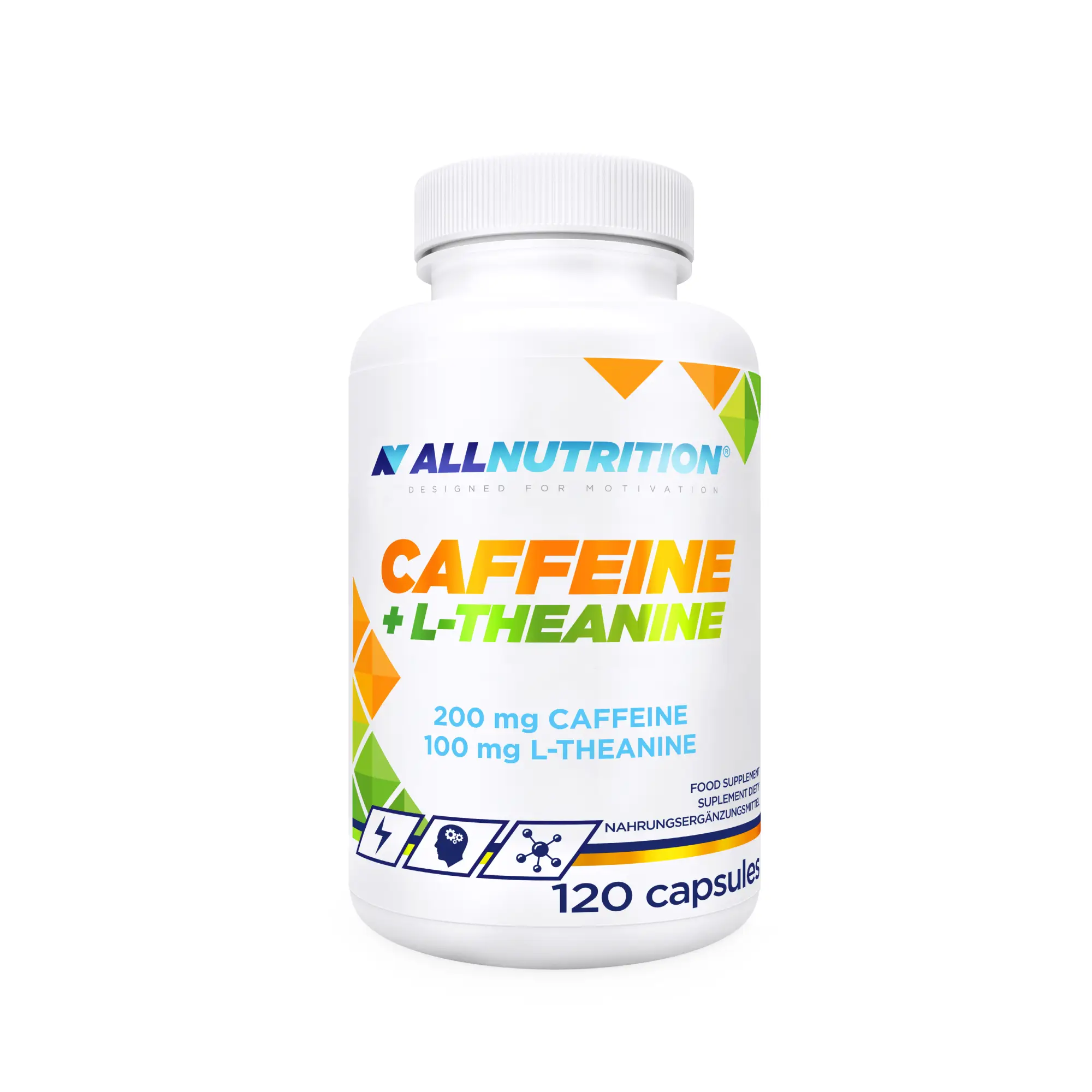 Allnutrition Caffeine + L-Theanine, kapsułki, 120 sztuk zdjęcie