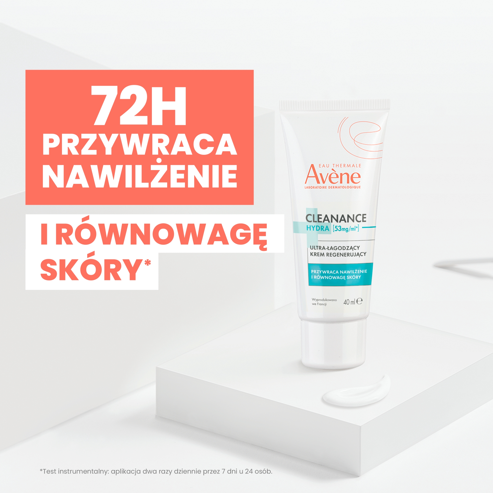 Avène Cleanance Hydra Ultra-łagodzący Krem regenerujący, 40 ml