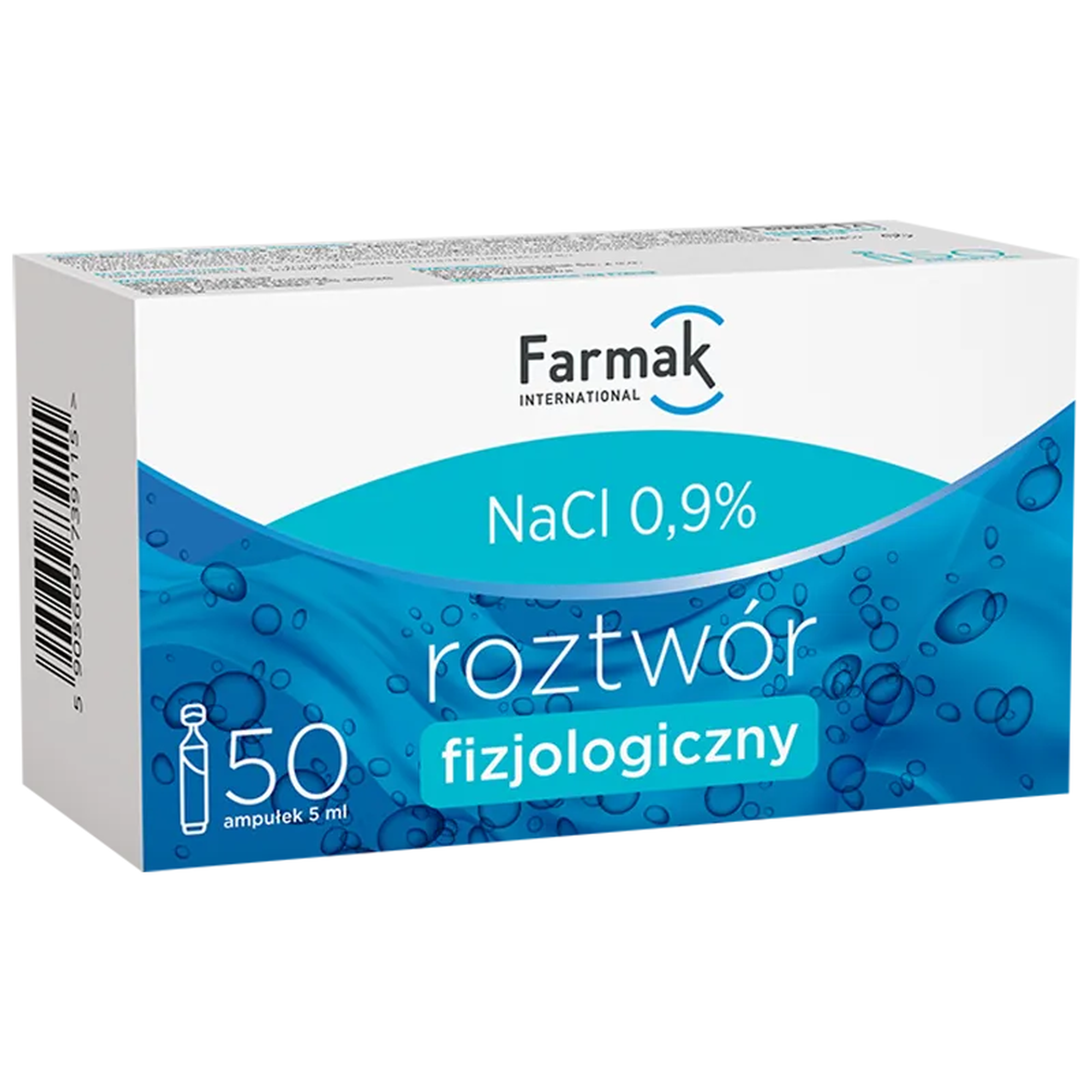 Farmak NaCl 0,9%, 50 ampułek x 5 ml zdjęcie