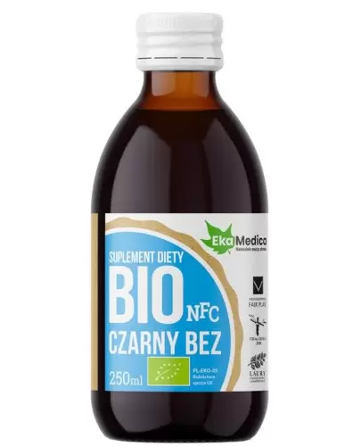 Ekamedica Bio czarny bez sok 250 ml zdjęcie