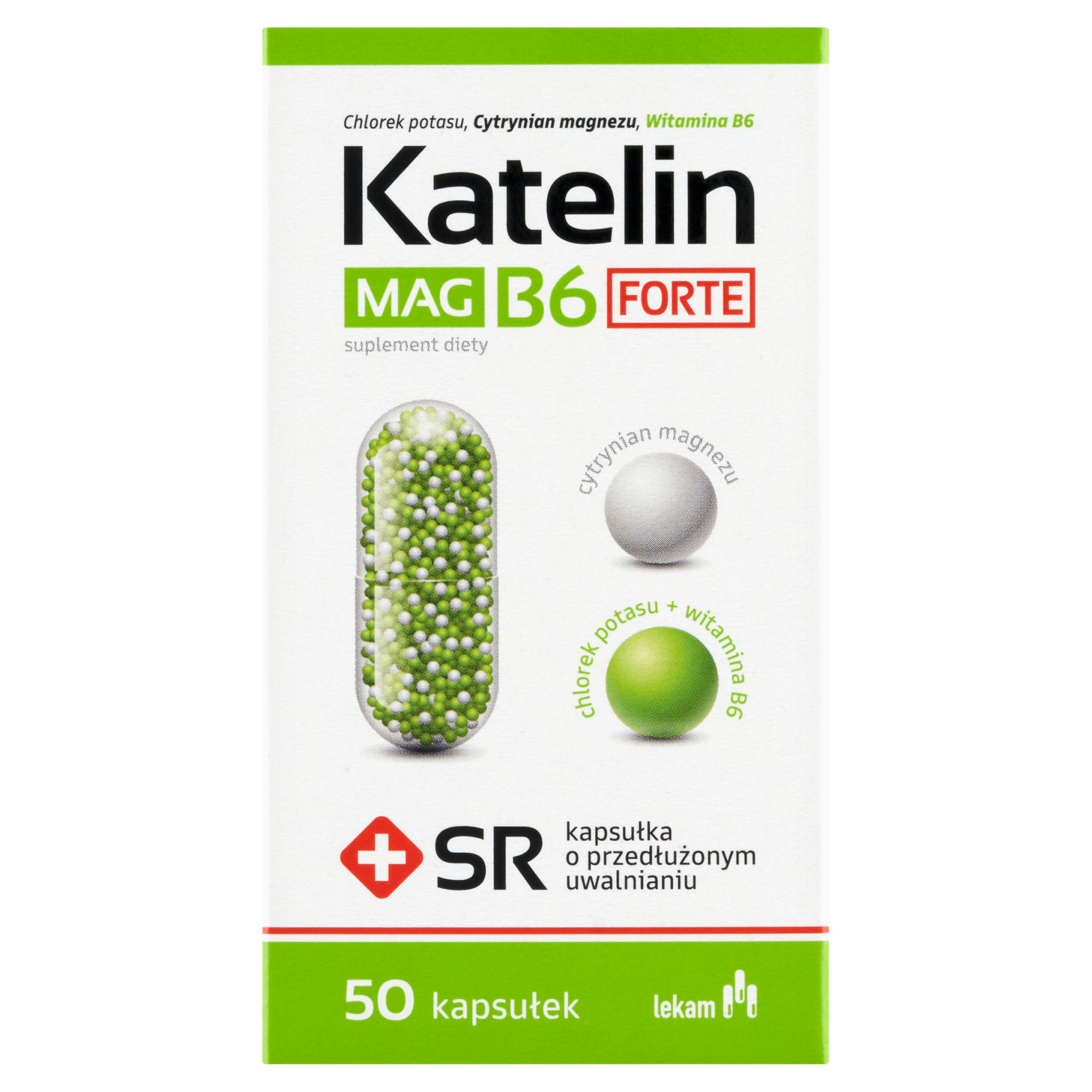 Katelin MAG B6 FORTE 50 kapsułek zdjęcie