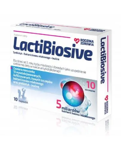 Rodzina Zdrowia LactiBiosive 10 kapsułek zdjęcie