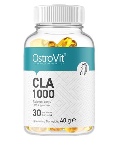 OstroVit CLA 1000 mg - 30 kaps. - cena, opinie, właściwości zdjęcie