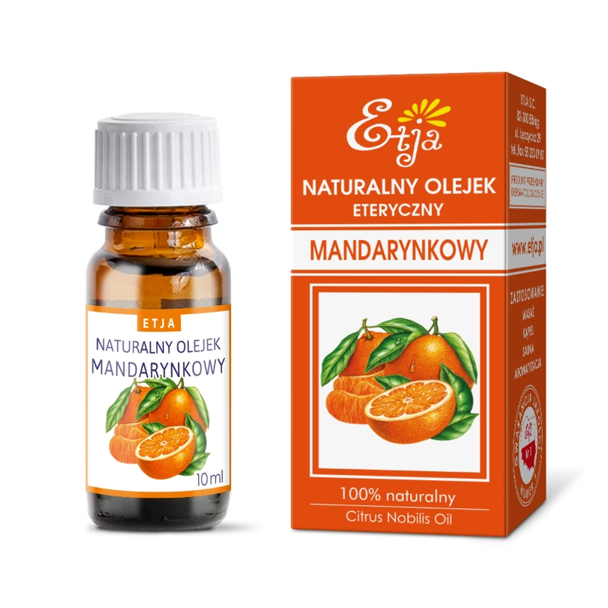 Etja naturalny olejek mandarynkowy 10 ml zdjęcie